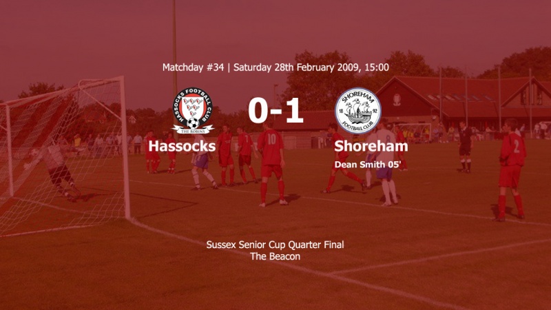 Report: Hassocks 0-1 Shoreham, 28/02/09