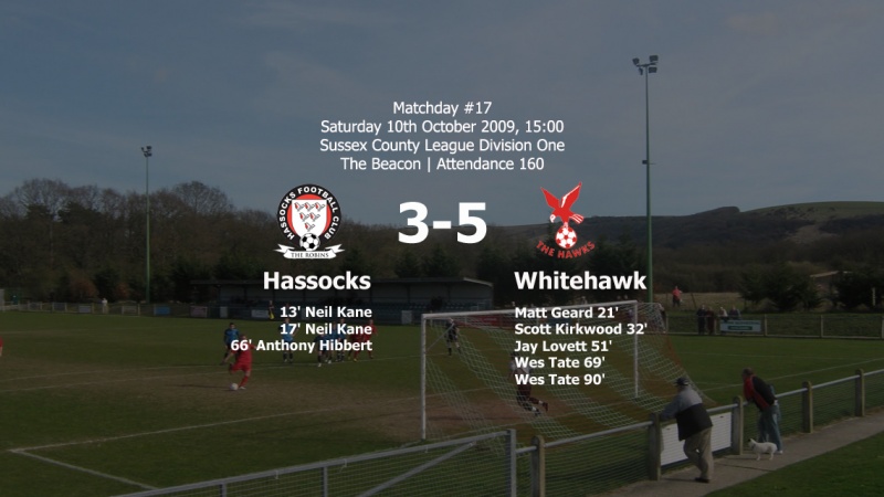 Report: Hassocks 3-5 Whitehawk, 10/10/09