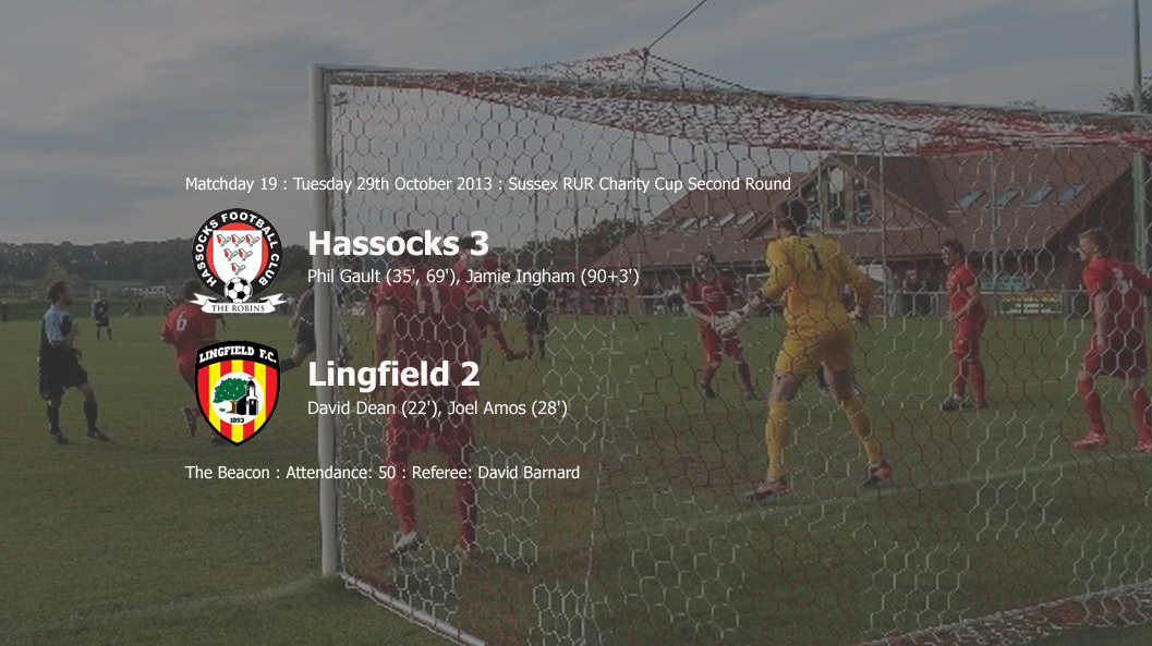 Report: Hassocks 3-2 Lingfield, 29/10/13