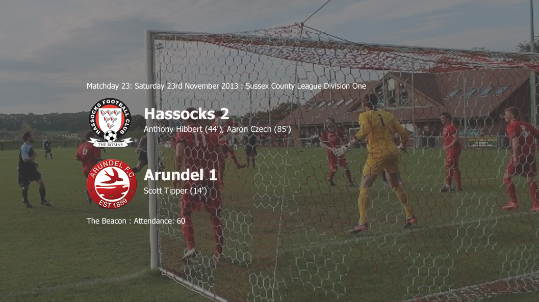 Report: Hassocks 2-1 Arundel, 23/11/13