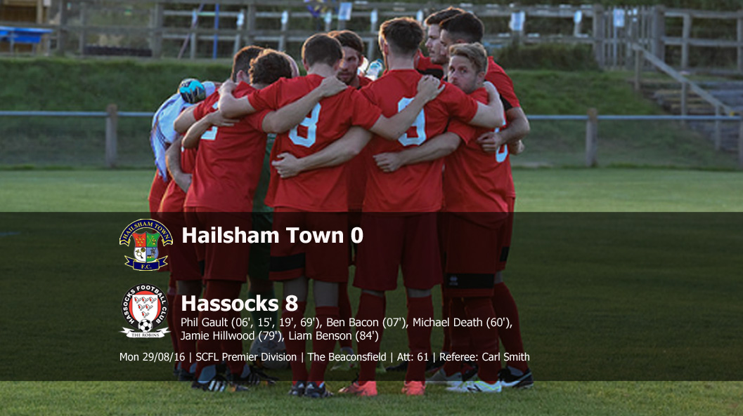 Report: Hailsham Town 0-8 Hassocks, 29/08/16
