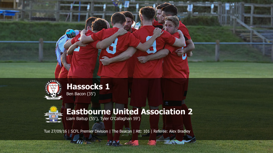 Report: Hassocks 1-2 Eastbourne United Association, 27/09/16