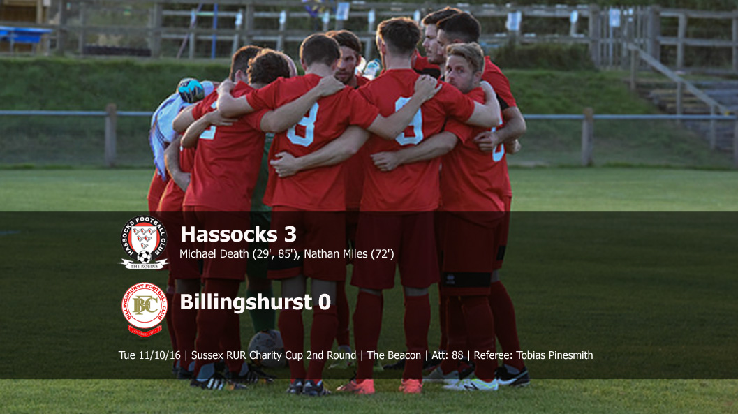 Report: Hassocks 3-0 Billingshurst, 11/10/16