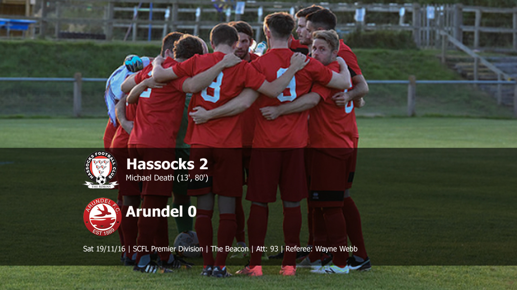 Report: Hassocks 2-0 Arundel, 19/11/16