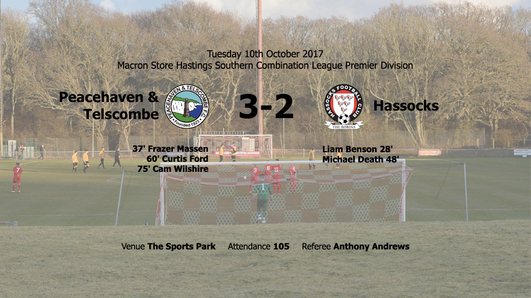 Report: Peacehaven and Telscombe 3-2 Hassocks, 10/10/17