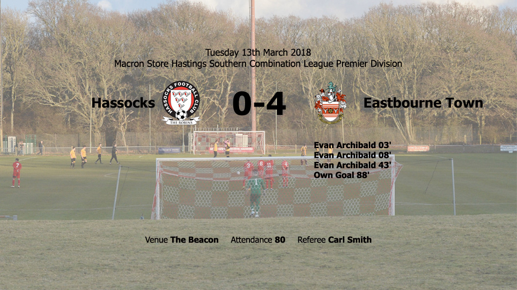 Report: Hassocks 0-4 Eastbourne Town, 13/03/18