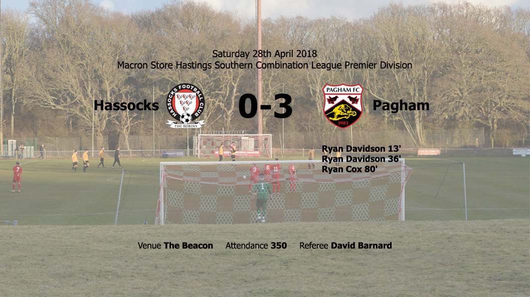 Report: Hassocks 0-3 Pagham, 28/04/18