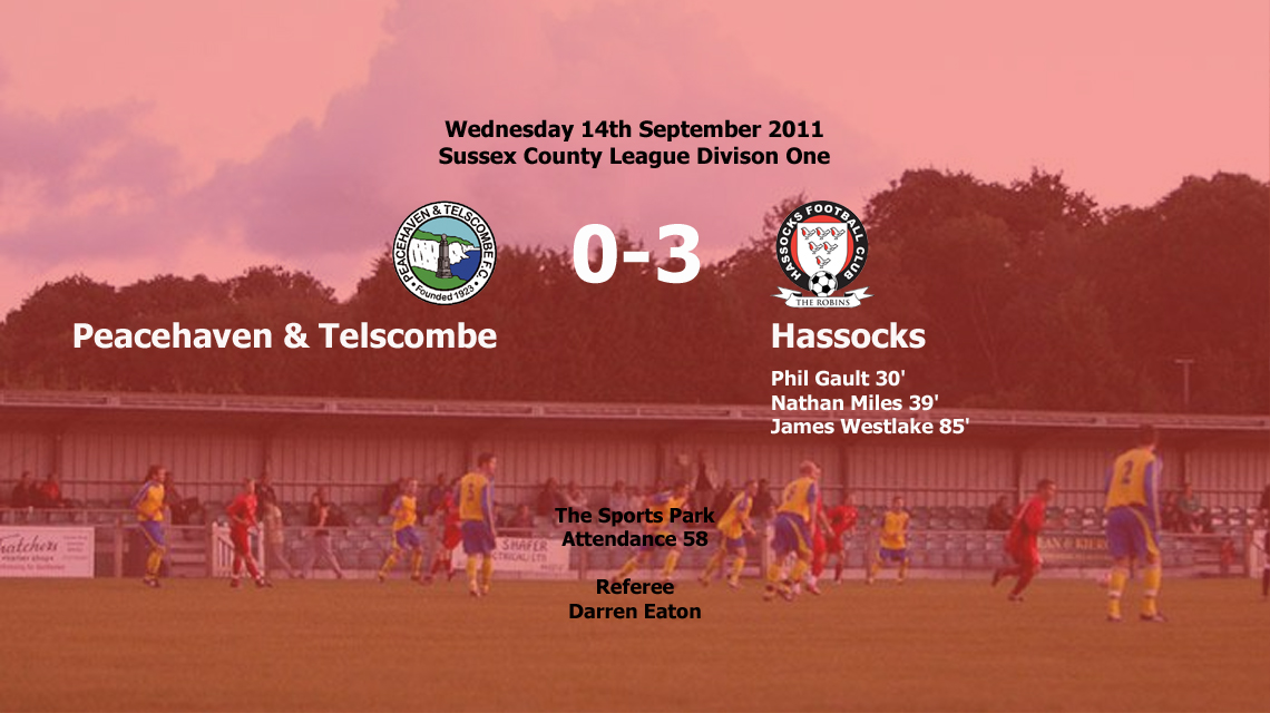 Report: Peacehaven & Telscombe 0-3 Hassocks, 14/09/11