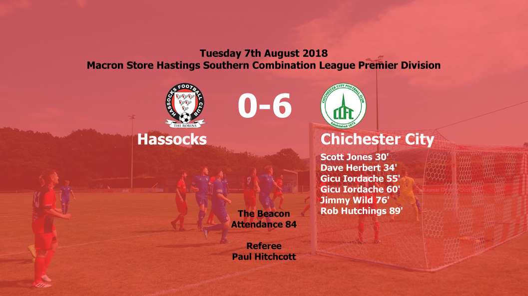 Report: Hassocks 0-6 Chichester City, 07/08/18
