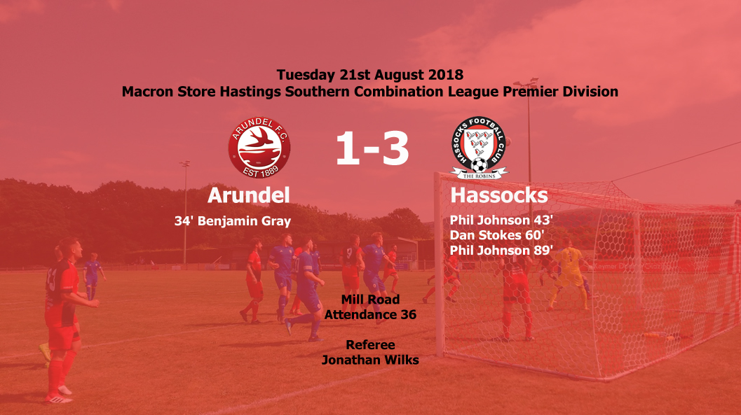 Report: Arundel 1-3 Hassocks, 21/08/18