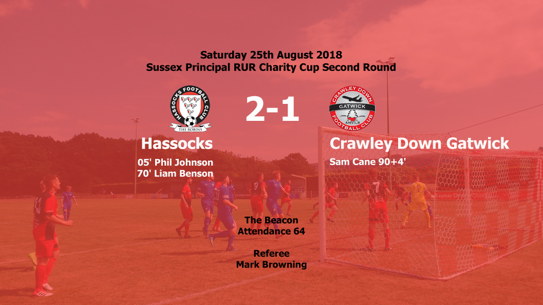 Report: Hassocks 2-1 Crawley Down Gatwick, 25/08/18