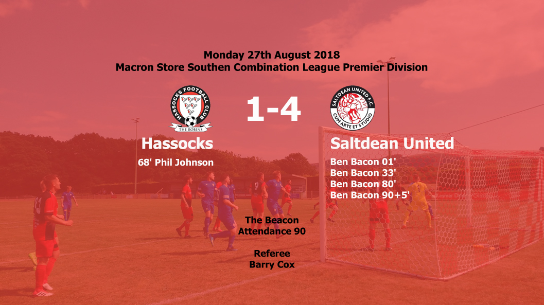 Report: Hassocks 1-4 Saltdean United, 27/08/18
