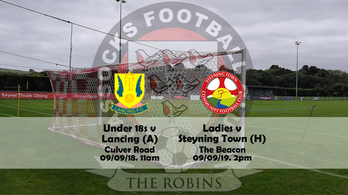 Preview: Under 18s v Lancing & Ladies v Steyning, 09/09/18