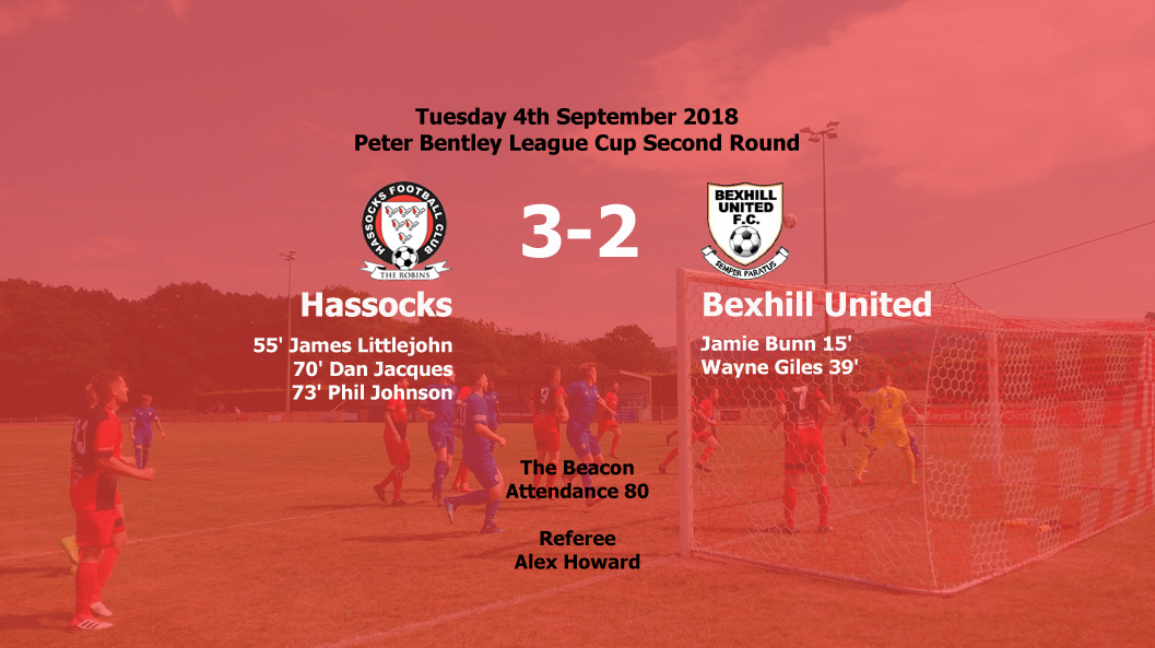 Report: Hassocks 3-2 Bexhill United, 04/09/18