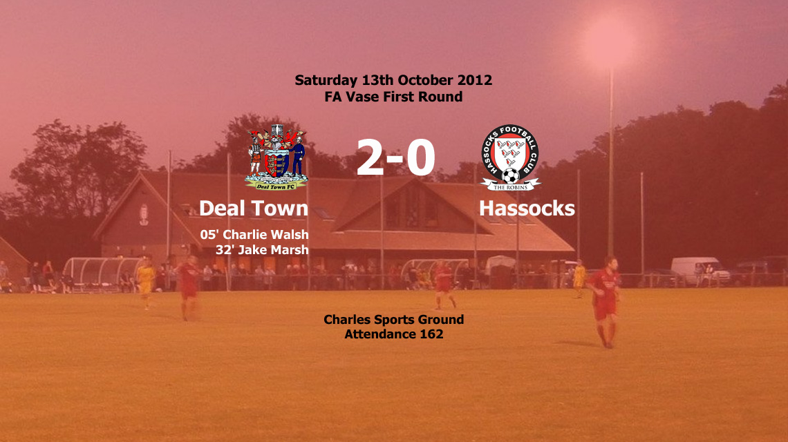 Report: Deal Town 2-0 Hassocks, 13/10/12