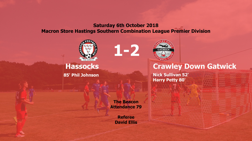 Report: Hassocks 1-2 Crawley Down Gatwick, 06/10/18