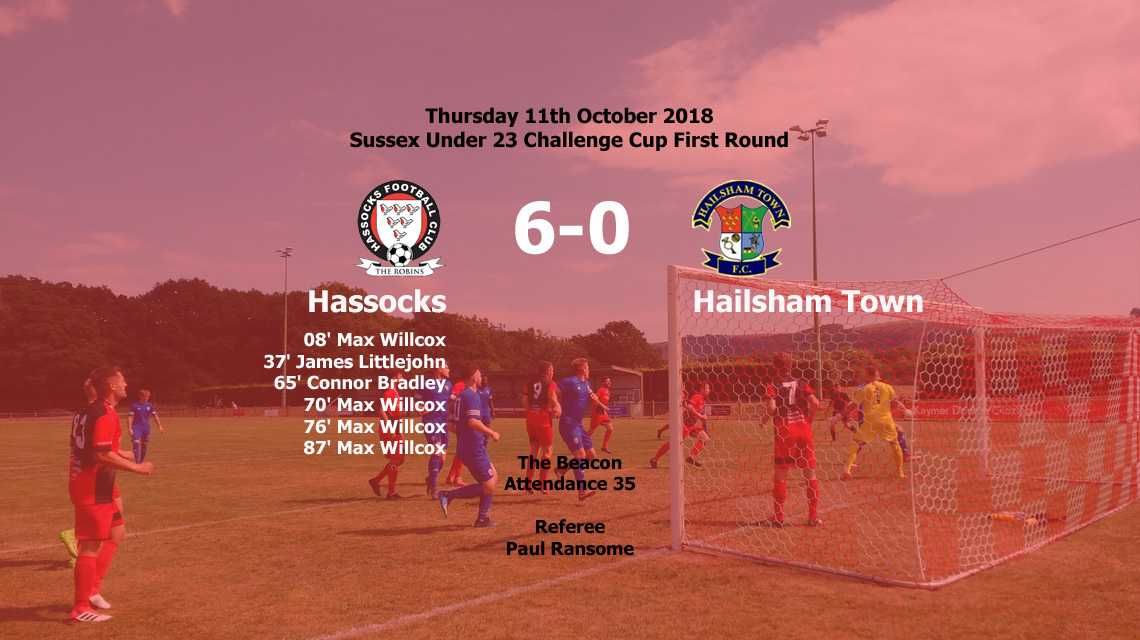 Report: Hassocks U23 6-0 Hailsham Town U23, 11/10/18