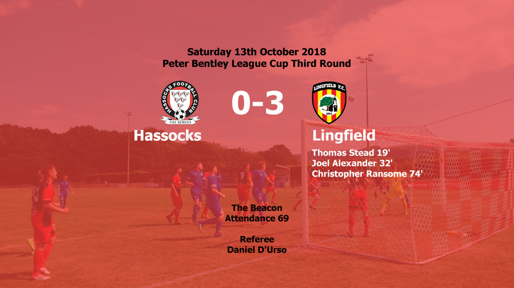 Report: Hassocks 0-3 Lingfield, 13/10/18