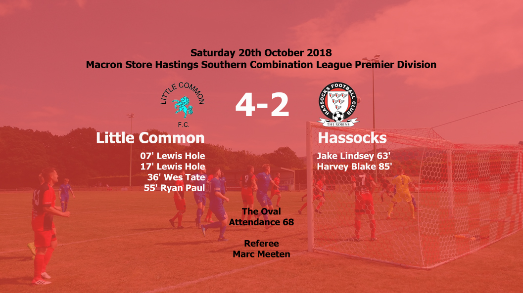 Report: Little Common 4-2 Hassocks, 20/10/18