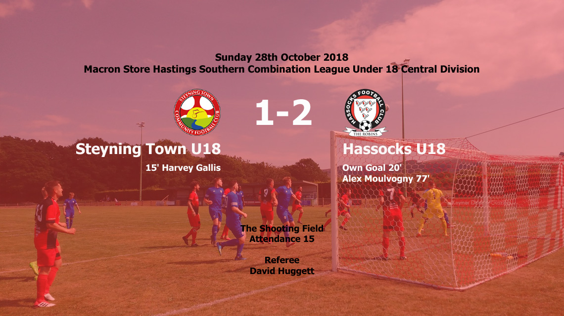 Report: Steyning Town U18 1-2 Hassocks U18, 28/10/18