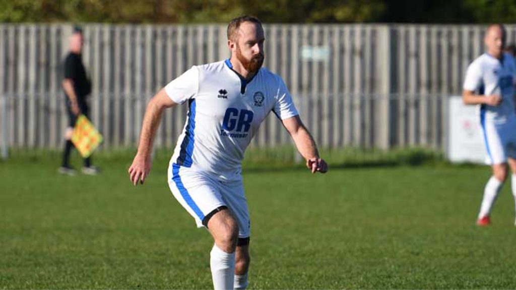 Dan Jacques playing for Hassocks away at Little Common