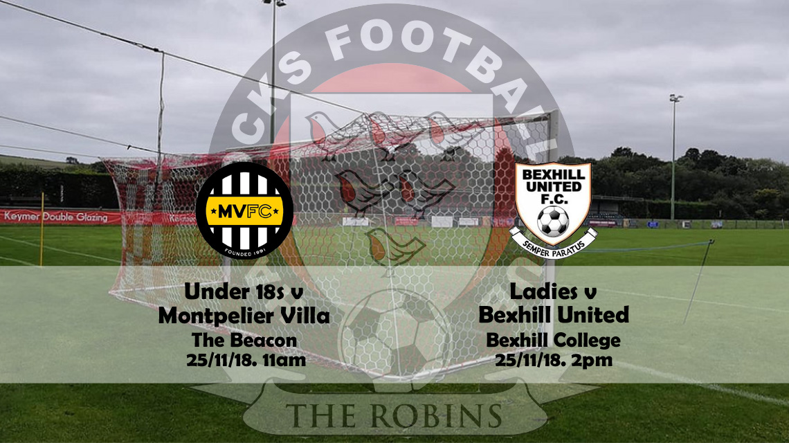 Preview: Robins Sunday Action, 25/11/18