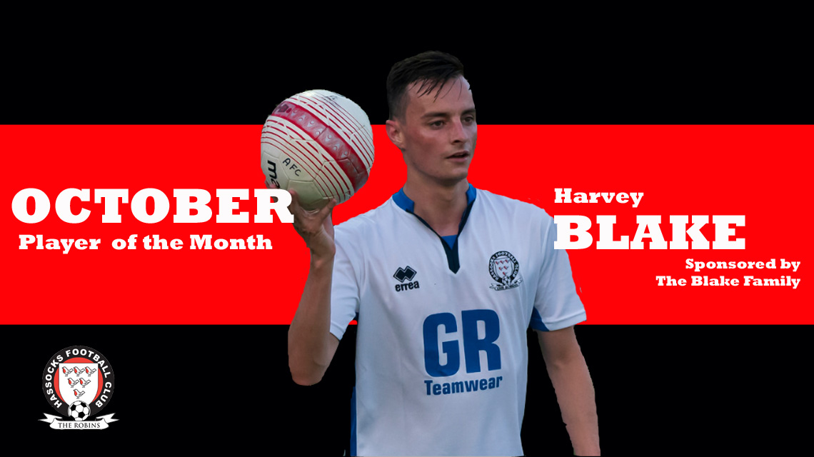 Blake voted Hassocks Player of the Month for October