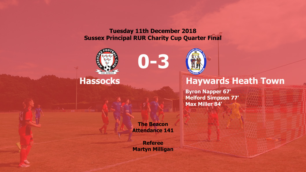 Report: Hassocks 0-3 Haywards Heath Town, 11/12/18