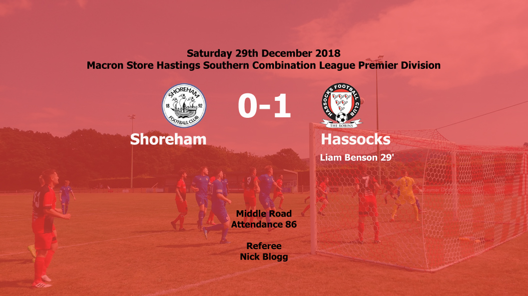 Report: Shoreham 0-1 Hassocks, 29/12/18