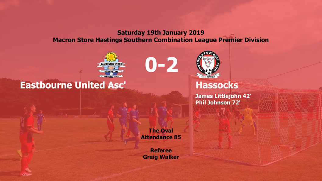 Report: Eastbourne United Association 0-2 Hassocks, 19/01/19