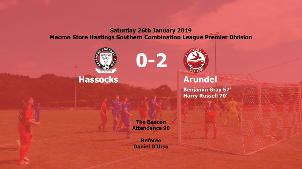 Report: Hassocks 0-2 Arundel, 26/01/19