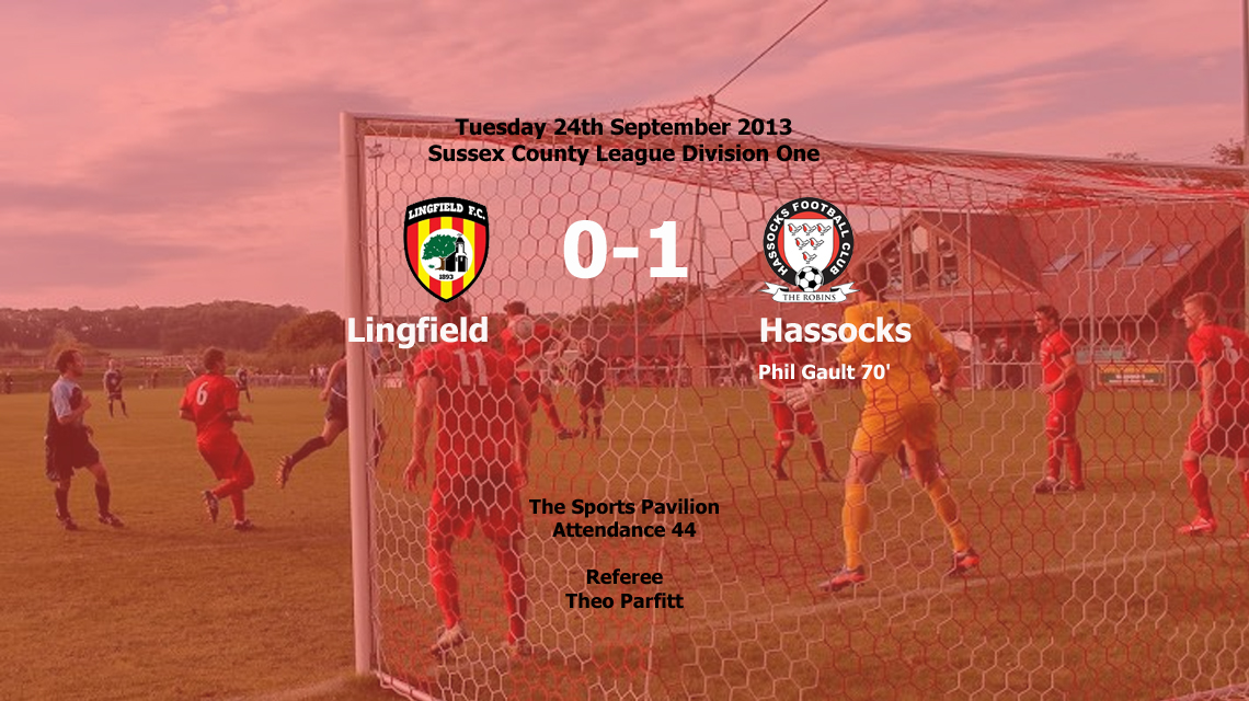 Report: Lingfield 0-1 Hassocks, 24/09/13
