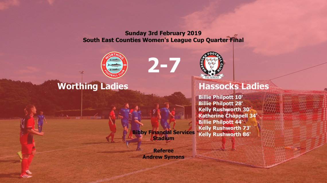 Report: Worthing Ladies 2-7 Hassocks Ladies, 03/02/19