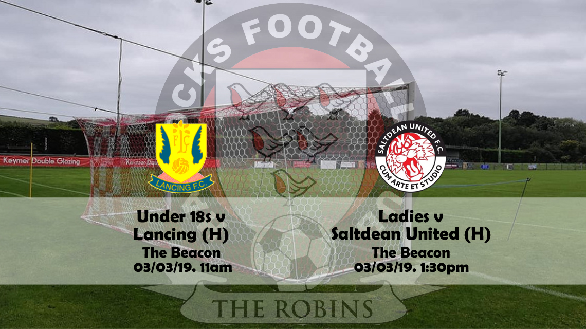 Preview: Under 18s and Ladies in Beacon action, 03/03/19