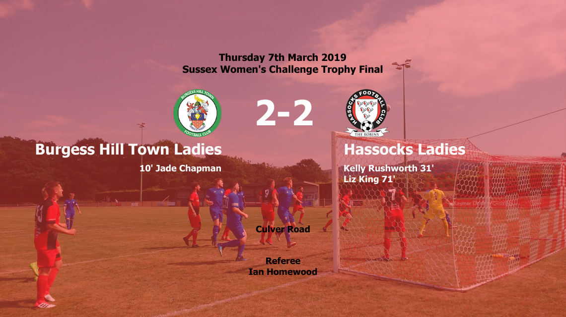 Report: Burgess Hill Town Ladies 1-2 Hassocks Ladies, 07/03/19