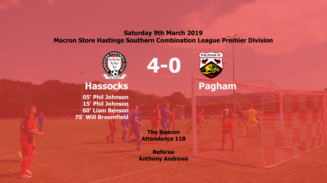 Report: Hassocks 4-0 Pagham, 09/03/19