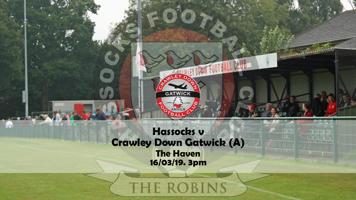 Preview: Crawley Down Gatwick v Hassocks, 16/03/19