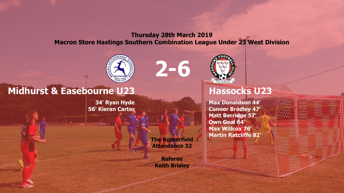 Report: Midhurst & Easebourne U23 2-6 Hassocks U23