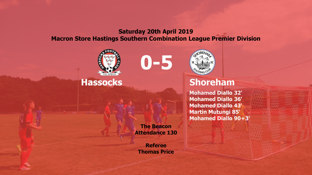 Report: Hassocks 0-5 Shoreham, 20/04/19