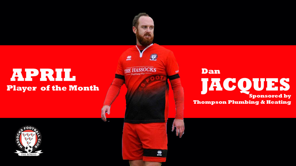 Dan Jacques voted Hassocks’ April Player of the Month