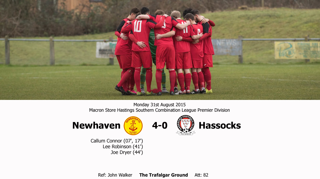 Report: Newhaven 4-0 Hassocks, 31/08/15