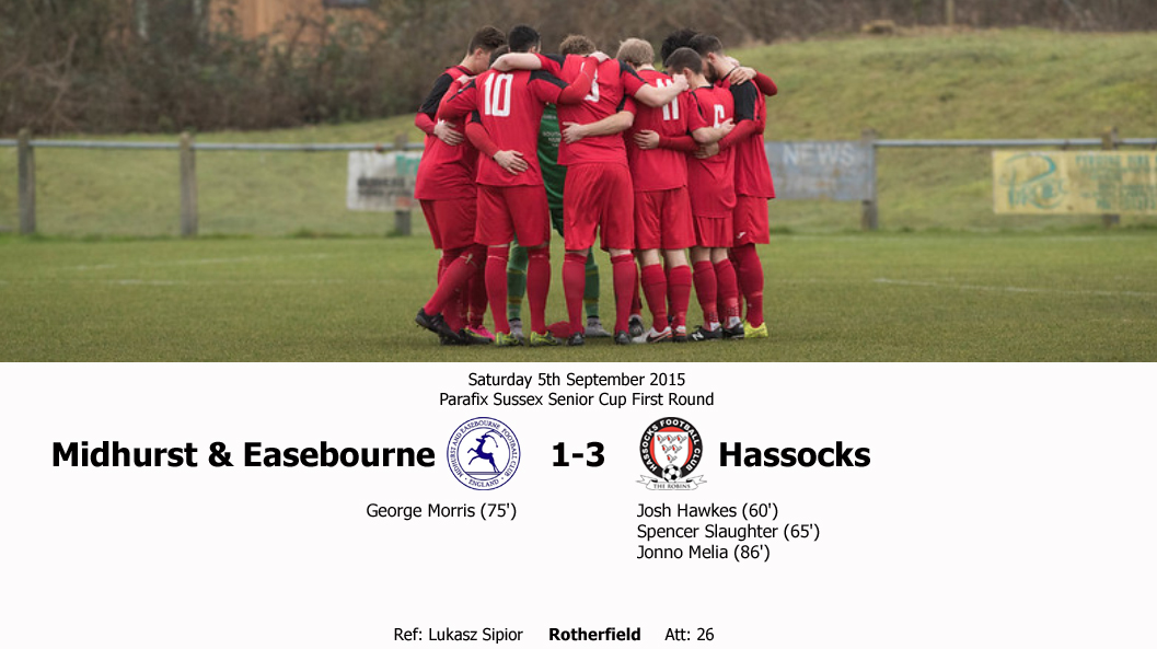 Report: Midhurst & Easebourne 1-3 Hassocks, 05/09/15