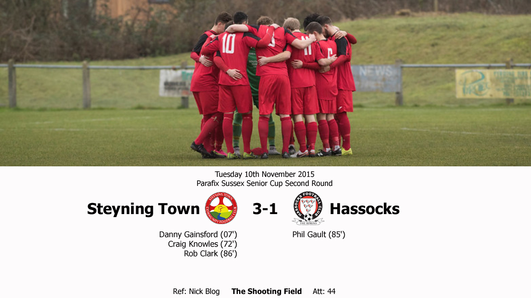 Report: Steyning Town 3-1 Hassocks