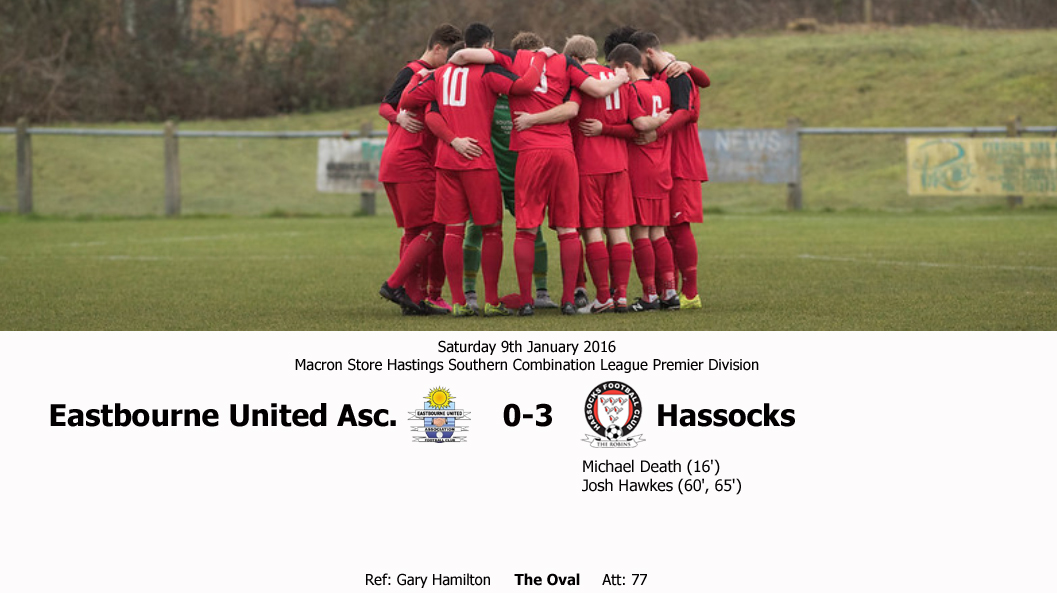 Report: Eastbourne United Association 0-3 Hassocks, 09/01/16