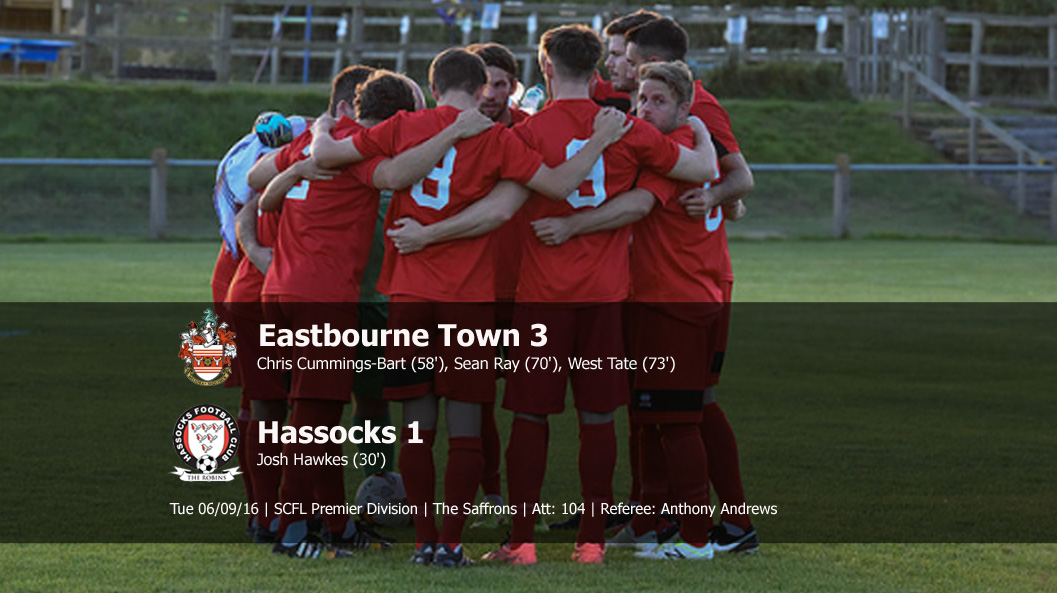 Report: Eastbourne Town 3-1 Hassocks, 06/09/16