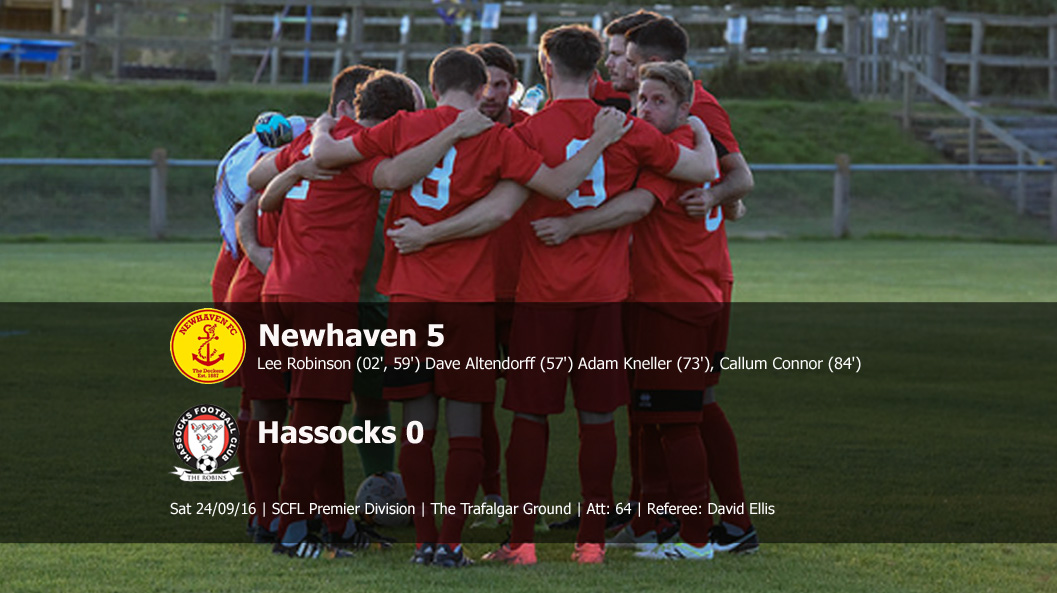 Report: Newhaven 5-0 Hassocks, 24/09/16