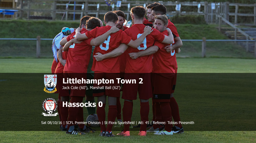 Report: Littlehampton Town 2-0 Hassocks, 08/10/16