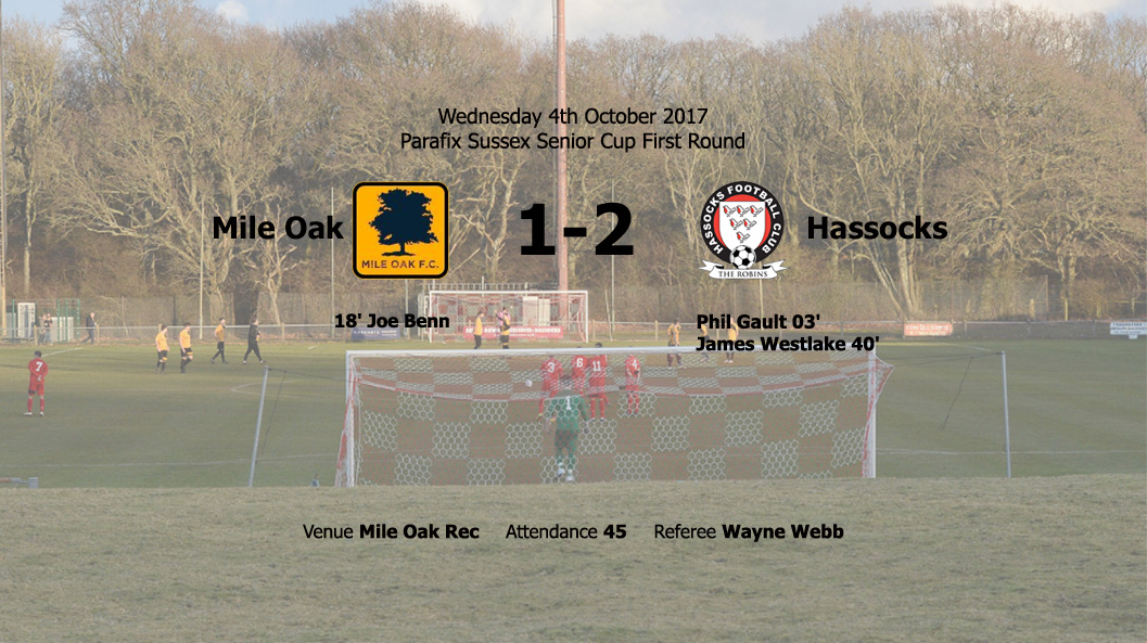 Report: Mile Oak 1-2 Hassocks, 04/10/17