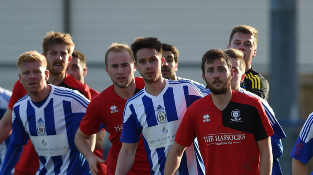 Hassocks take on Haywards Heath Town in a Mid Sussex Derby