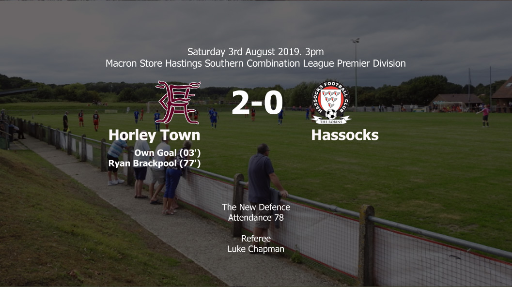 Report: Horley Town 2-0 Hassocks, 03/08/19